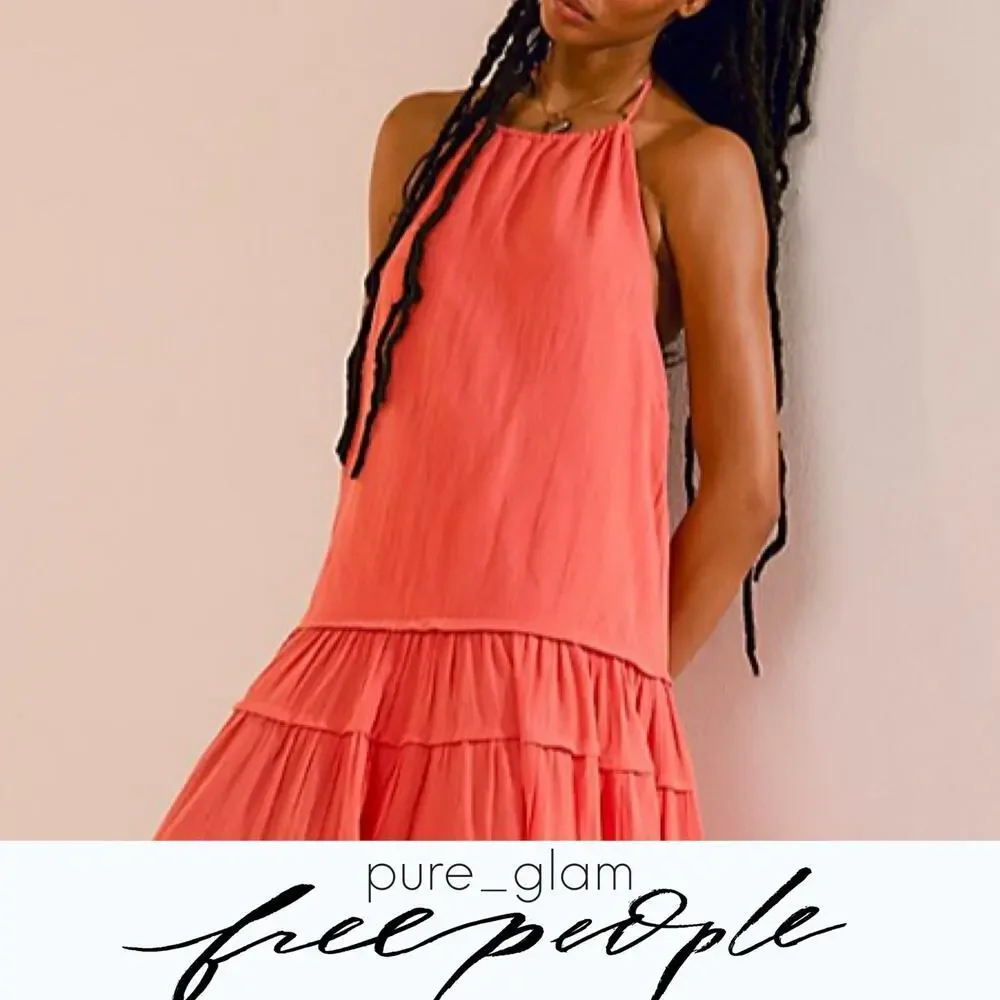Free People maxi dress trave vacation long boho
